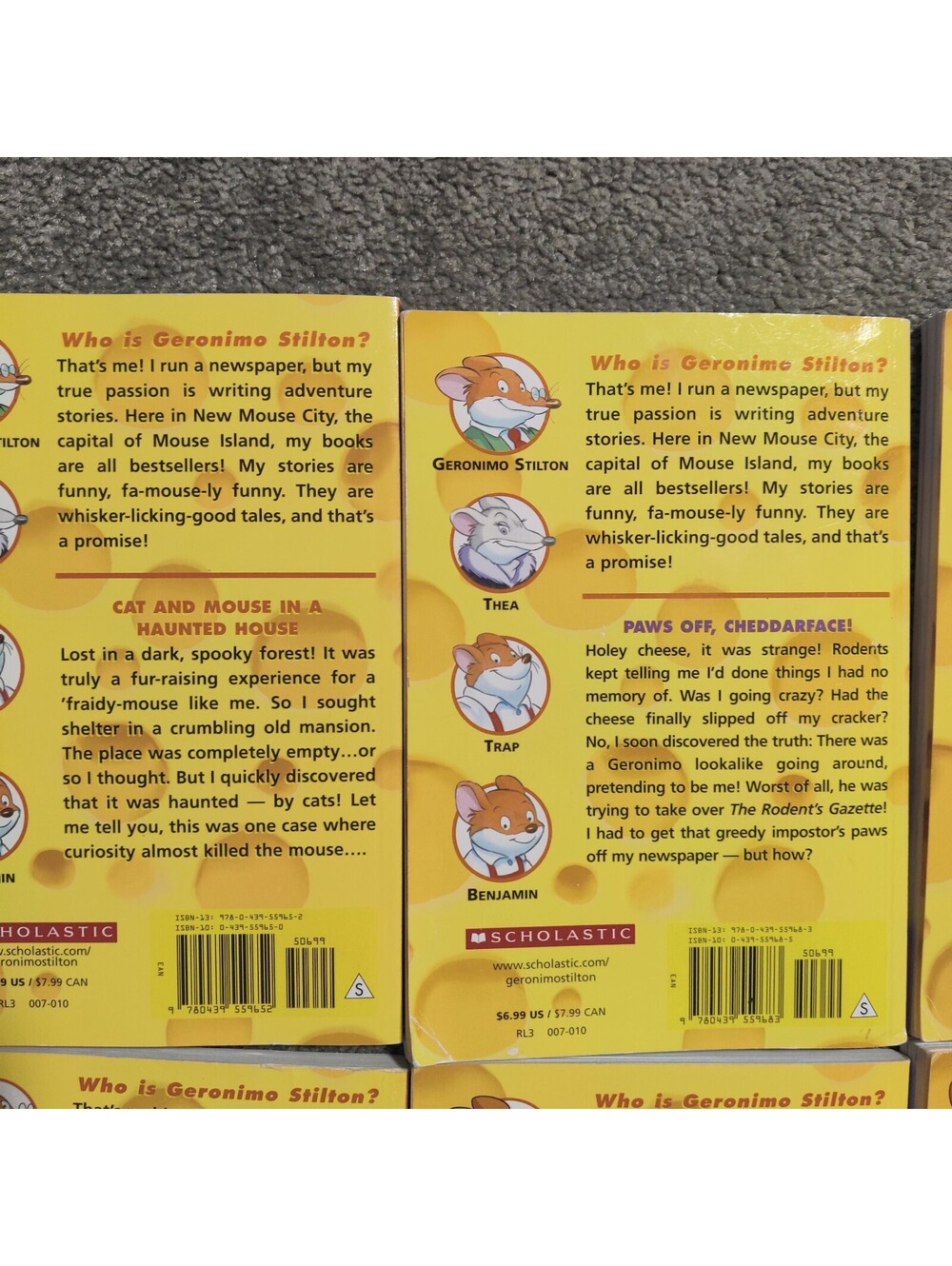 Lot of 20 Geronimo Stilton Paperback Books Scholastic Chapter Book Bundle - Picture 8 of 16